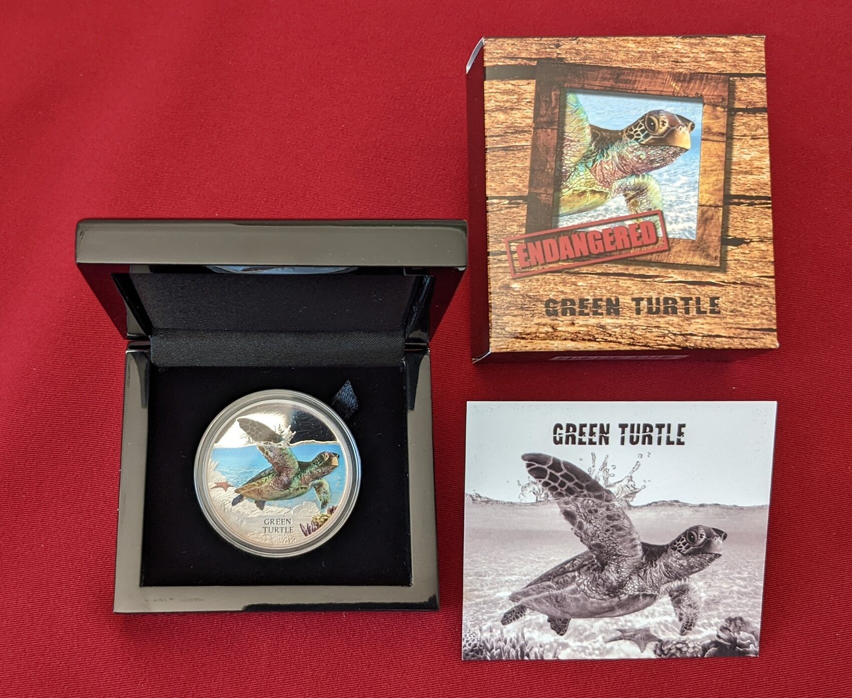 1oz Green Turtle Silver Proof Coin - Perth Mint
