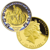 10g Sydney 2000 Olympic Gold Coin Series Preparation - Perth Mint & Royal Australian Mint