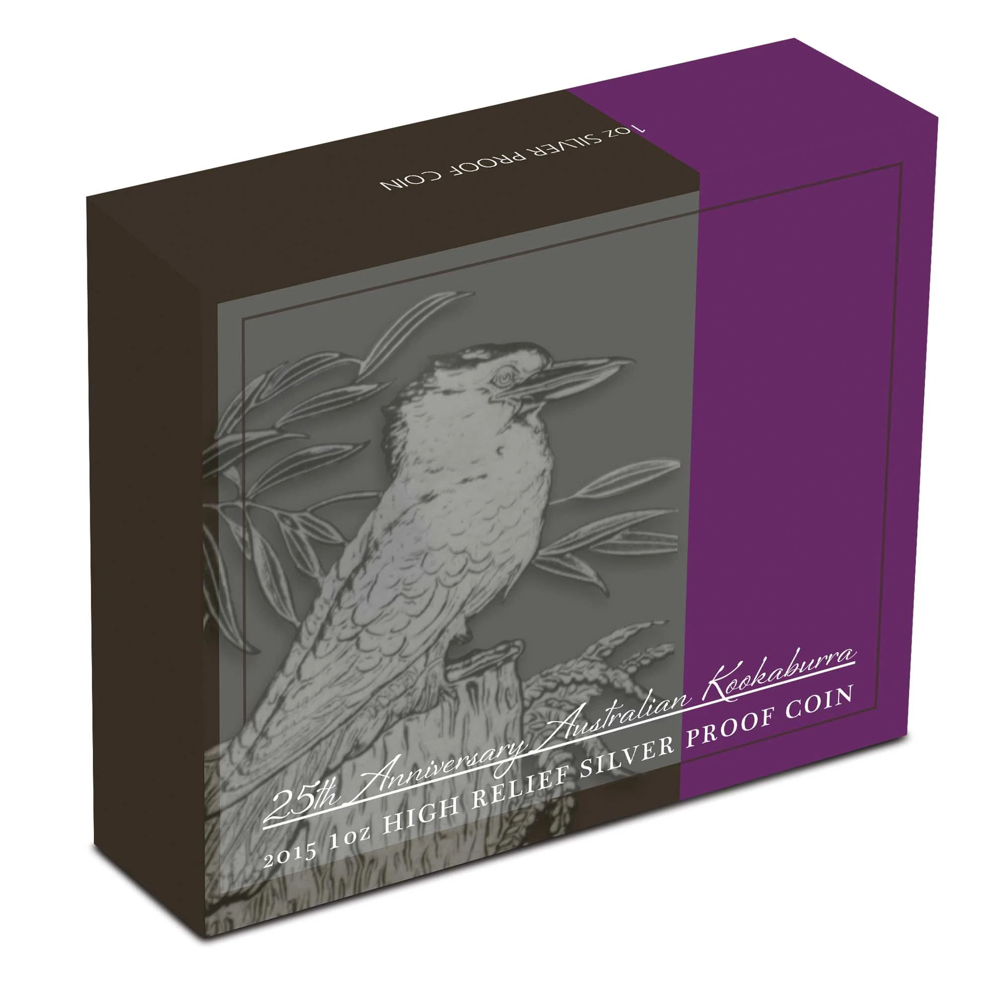 1oz Kookaburra 2015 25th Anniversary Silver Proof Coin - Perth Mint