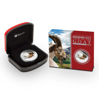 1oz 2015 Year of the Goat Silver Proof Coin - Perth Mint
