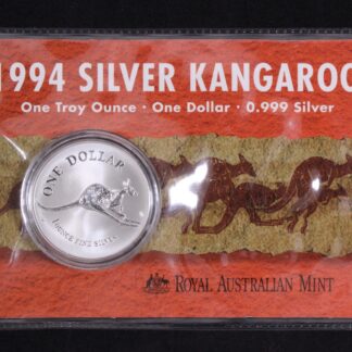 1994 1oz Kangaroo Silver Coin - Royal Australian Mint
