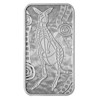 2008 Dreaming Series Kangaroo Rectangular 1oz Silver Coin - Perth Mint