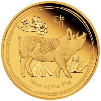 1oz Year of the Pig Gold Coin - Perth Mint