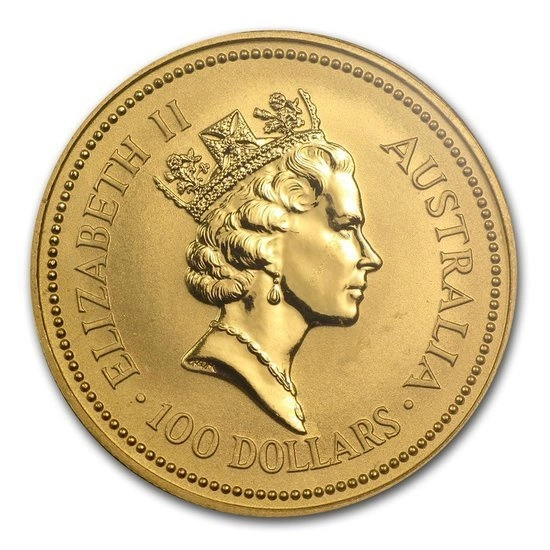 1oz Kangaroo Gold Coin Nugget 1990 - Perth Mint - Image 2
