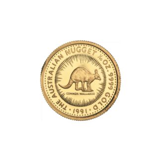1/2oz Kangaroo Gold Coin Nugget 1991 - Perth Mint