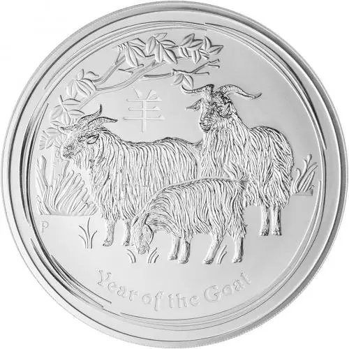 1kg Year of the Goat Silver Coin - Perth Mint