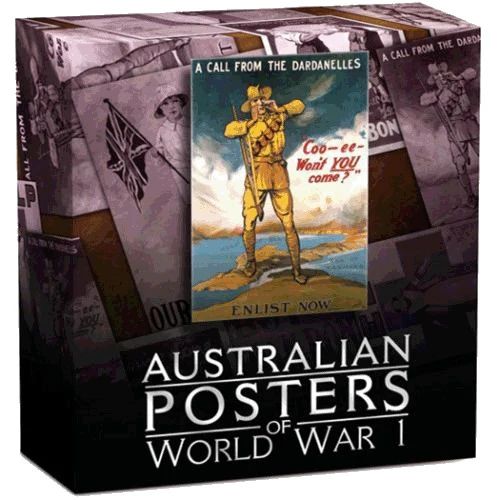2014 Australian Posters of World War 1 Rectangular 1oz Silver Proof Coin – Perth Mint