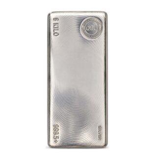 5kg Queensland Bullion Company Silver Cast Bar
