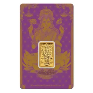 5g Perth Mint Gold Lakshmi Minted Tablet