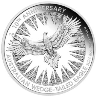 3oz Wedge Tail Eagle Silver Proof Coin 2024 - Perth Mint