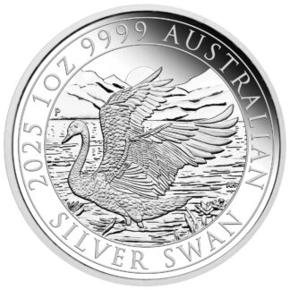1oz Anda Special Australian Swan Silver Proof Coin - Perth Mint