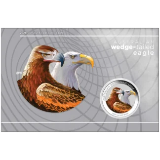 1oz Wedge Tail Eagle Silver Coloured Coin 2026 - Perth Mint