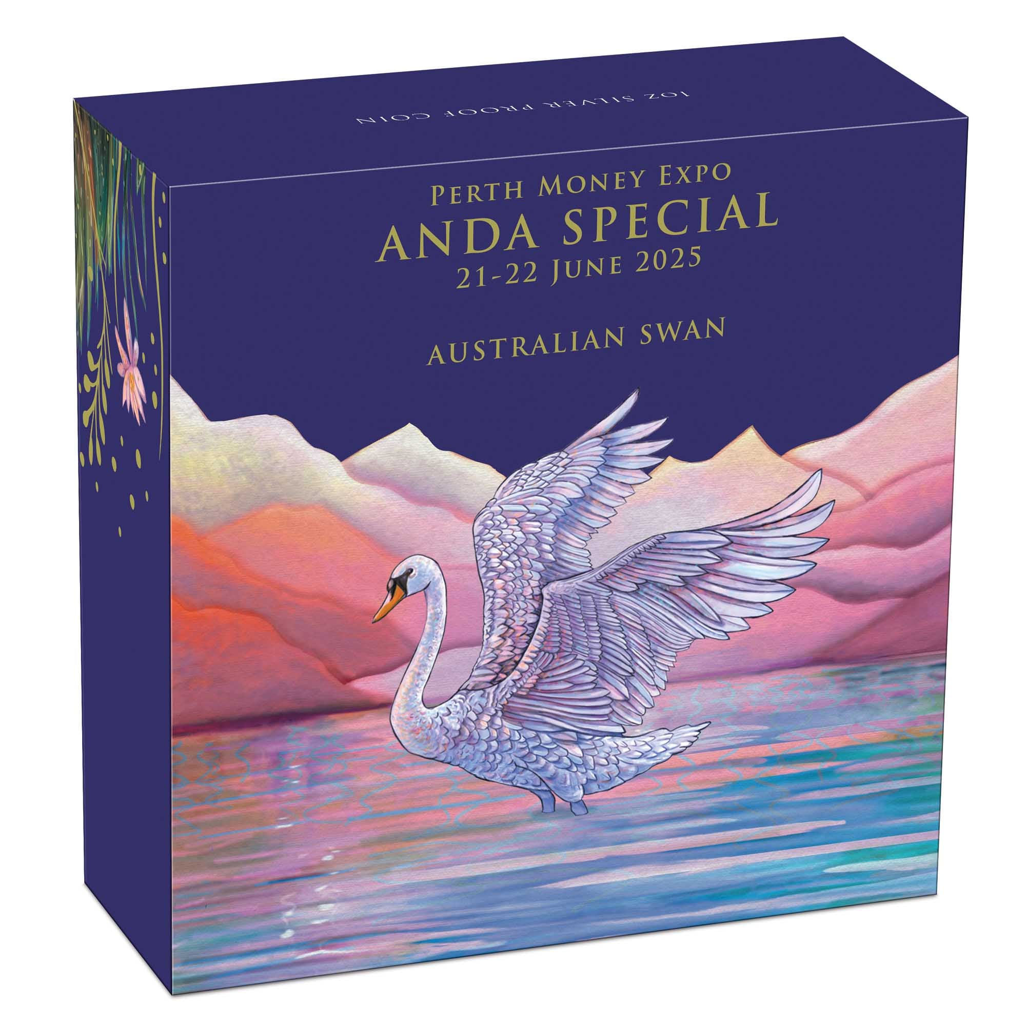 1oz Anda Special Australian Swan Silver Proof Coin - Perth Mint - Image 3