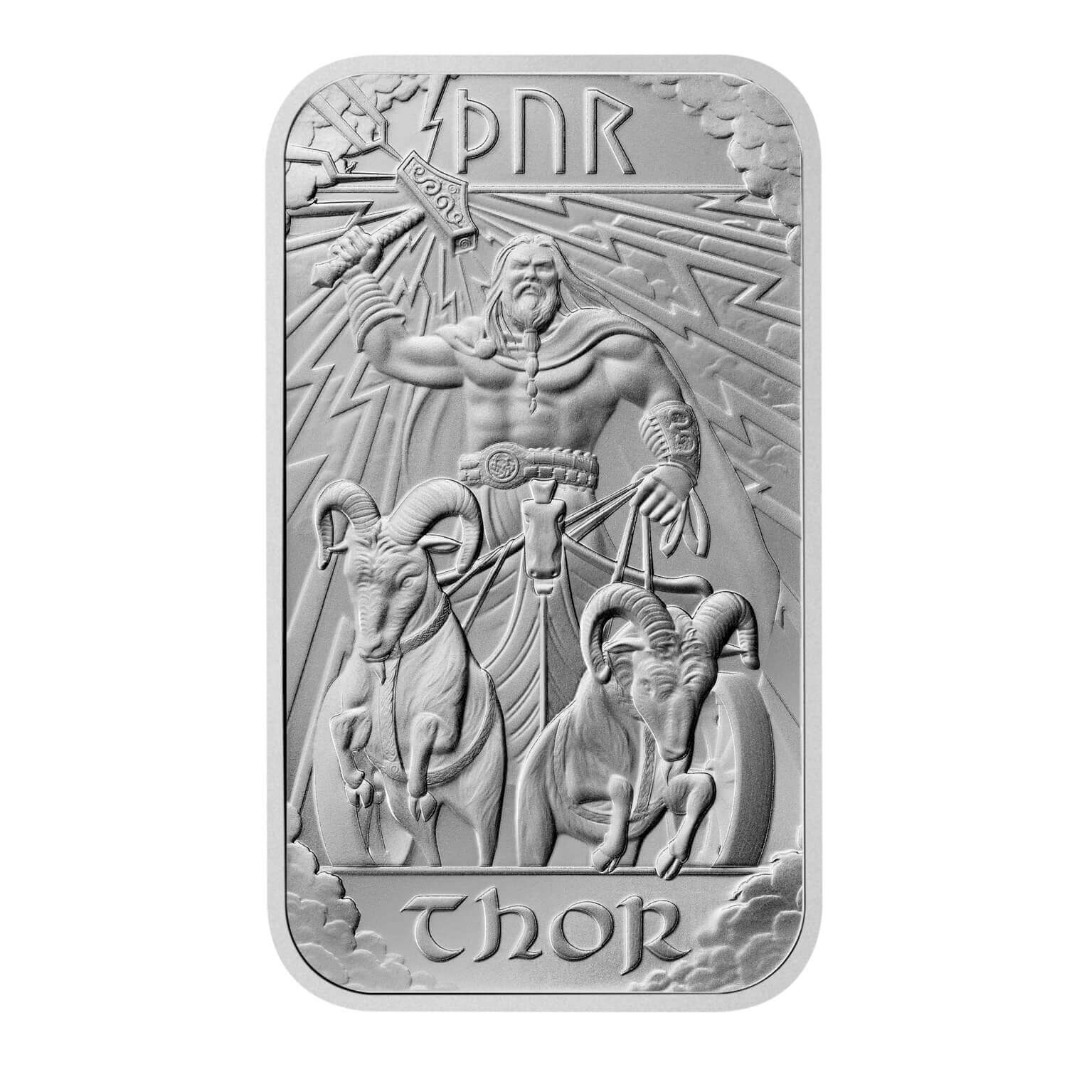 1oz Thor Silver Minted Tablet - Royal Mint and Germania Mint - Image 2